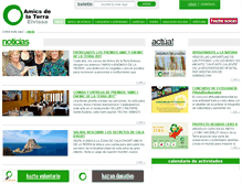 Tablet Screenshot of amics-terra.org